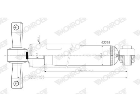 Shock absorber G2259 Monroe