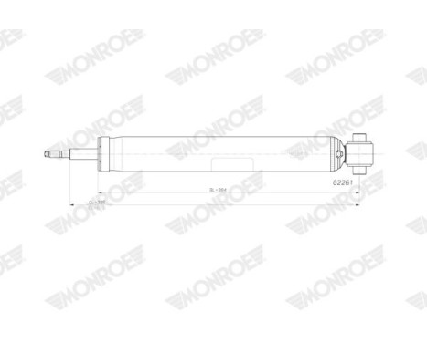 Shock absorber G2261 Monroe, Image 2