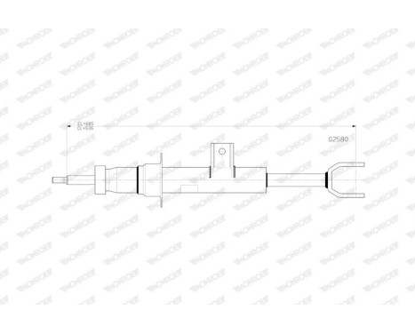 Shock absorber G2580 Monroe