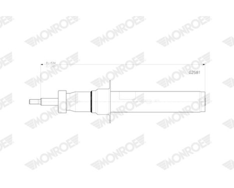 Shock absorber G2581 Monroe, Image 2