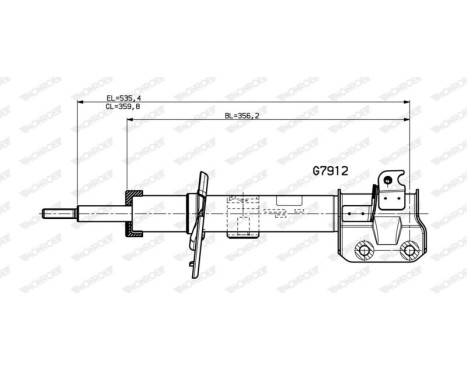Shock absorber G7912 Monroe, Image 2