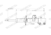 Shock absorber G7929 Monroe