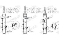 Shock absorber G8650 Monroe