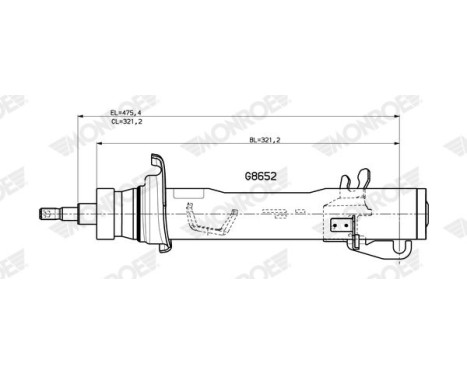 Shock absorber G8652 Monroe