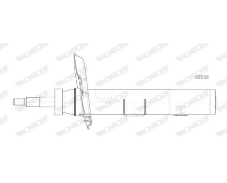 Shock absorber G8666 Monroe, Image 2