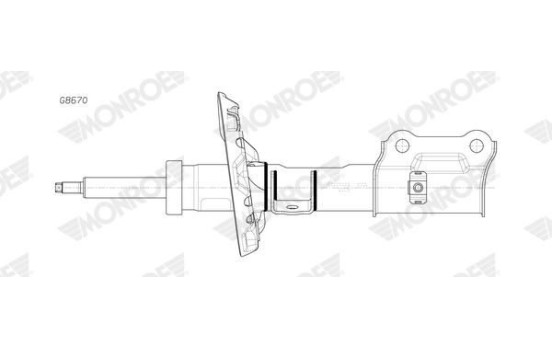 Shock absorber G8670 Monroe