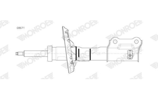 Shock absorber G8671 Monroe