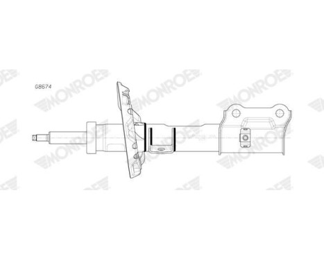 Shock absorber G8674 Monroe, Image 2