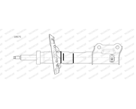 Shock absorber G8675 Monroe, Image 2