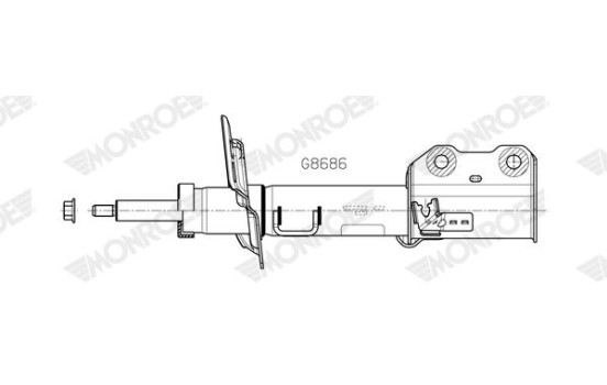 Shock absorber G8686 Monroe