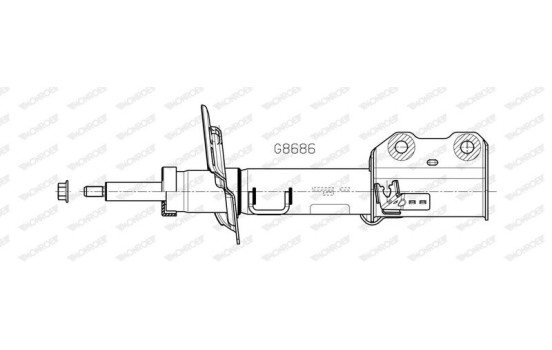 Shock absorber G8686 Monroe