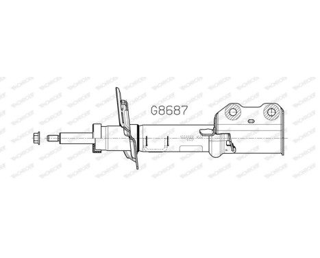 Shock absorber G8687 Monroe