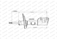 Shock absorber G8688 Monroe