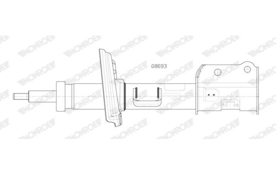 Shock absorber G8693 Monroe