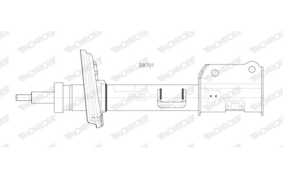 Shock absorber G8701 Monroe
