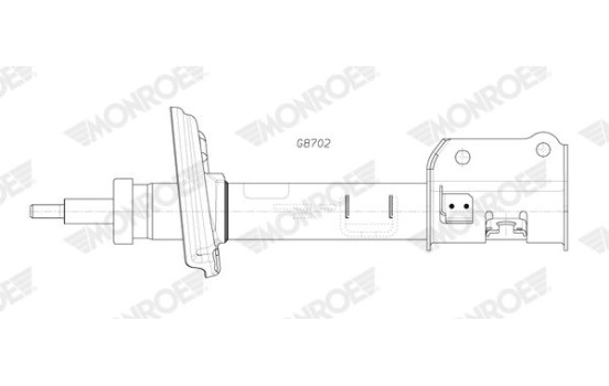 Shock absorber G8702 Monroe