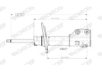 Shock absorber G9607 Monroe