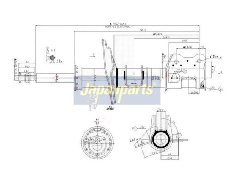 Shock absorber MM-00159 Japanparts