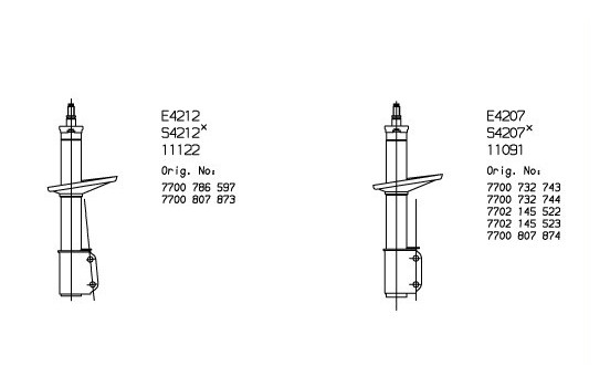 Shock Absorber MONROE ORIGINAL 11091