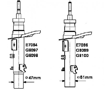 Shock Absorber MONROE ORIGINAL (Gas Technology) G8097