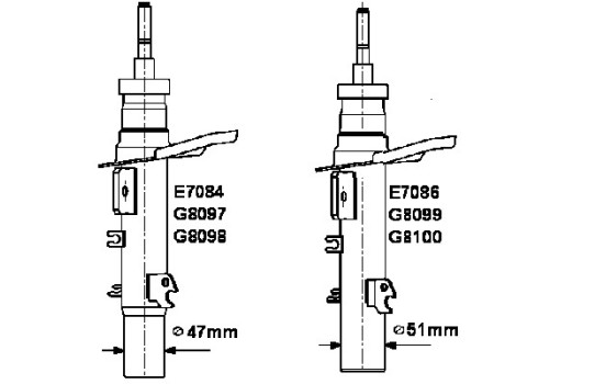 Shock Absorber MONROE ORIGINAL (Gas Technology) G8100, Image 2