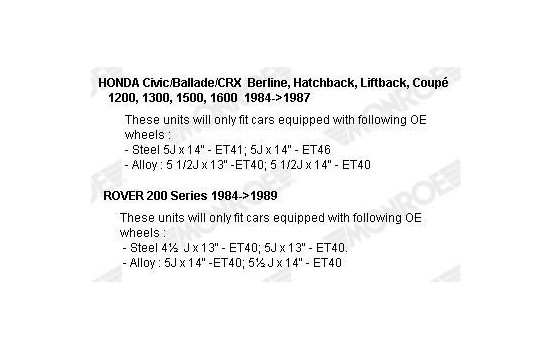Shock Absorber MONROE ORIGINAL R11072, Image 4
