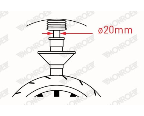 Shock Absorber MONROE ORIGINAL R7612, Image 9