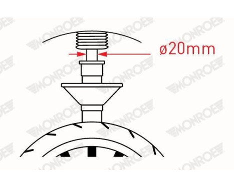 Shock Absorber MONROE ORIGINAL R7612, Image 6