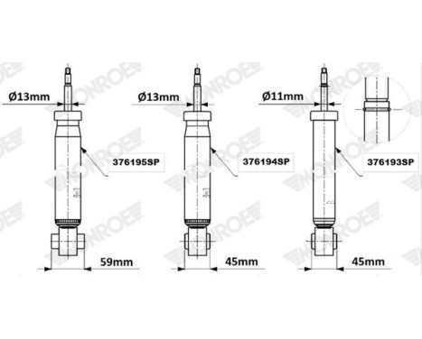 Shock Absorber OESpectrum 376193SP Monroe, Image 8