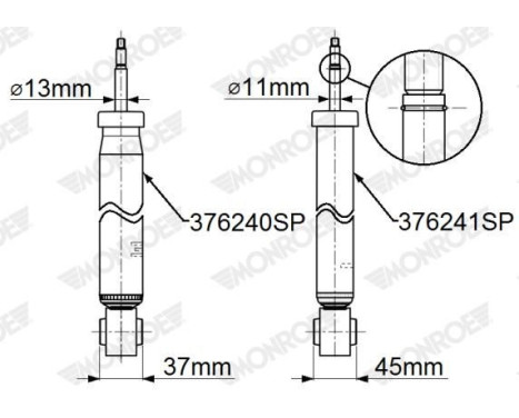 Shock Absorber OESpectrum 376240SP Monroe, Image 5