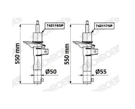 Shock Absorber OESpectrum 742117SP Monroe, Image 5