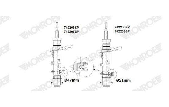 Shock Absorber OESpectrum 742206SP Monroe