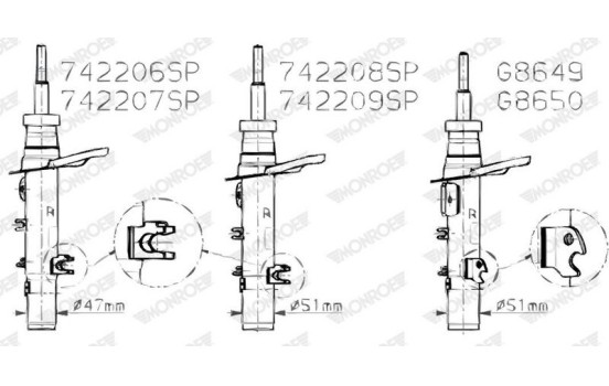 Shock Absorber OESpectrum 742208SP Monroe, Image 4
