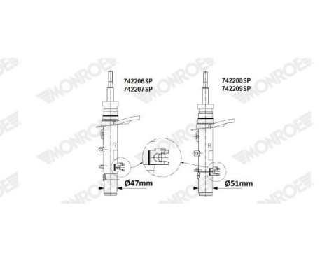 Shock Absorber OESpectrum 742209SP Monroe, Image 3
