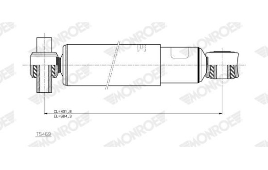 Shock absorber T5469 Monroe
