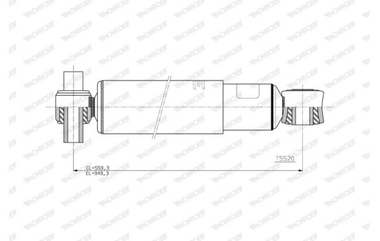 Shock absorber T5520 Monroe