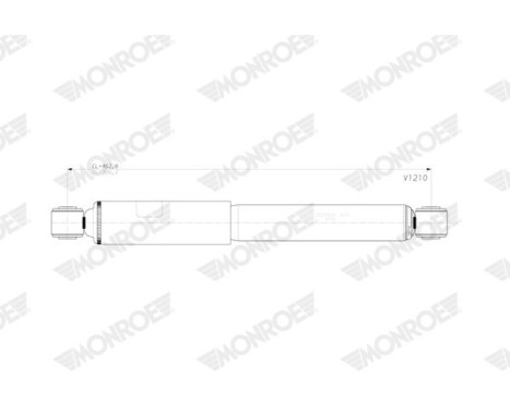 Shock absorber V1210 Monroe, Image 2