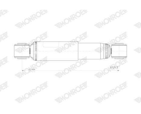 Shock absorber V1213 Monroe, Image 2