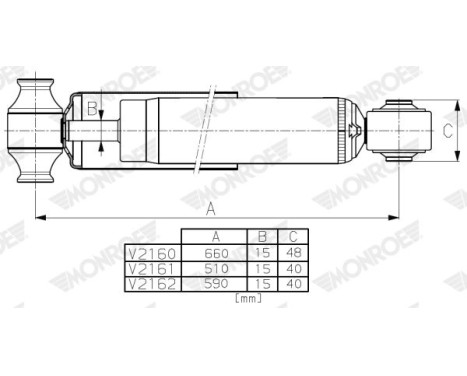 Shock Absorber VAN-MAGNUM V2160 Monroe, Image 2
