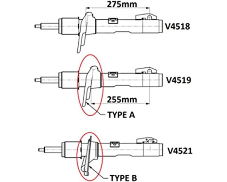 Shock Absorber VAN-MAGNUM V4519 Monroe