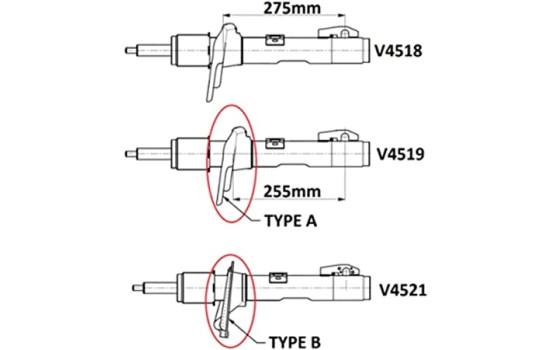 Shock Absorber VAN-MAGNUM V4519 Monroe