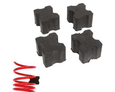 Spring buffers, 4 pieces