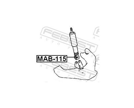 Bush, shock absorber, Image 2