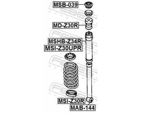 Bush, shock absorber, Image 2