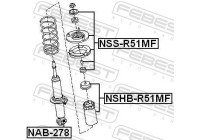 Mount, shock absorbers