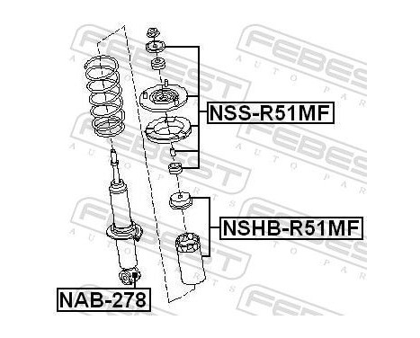 Mount, shock absorbers