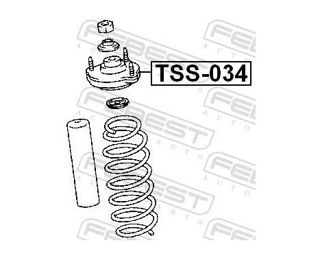 Mount, shock absorbers, Image 2