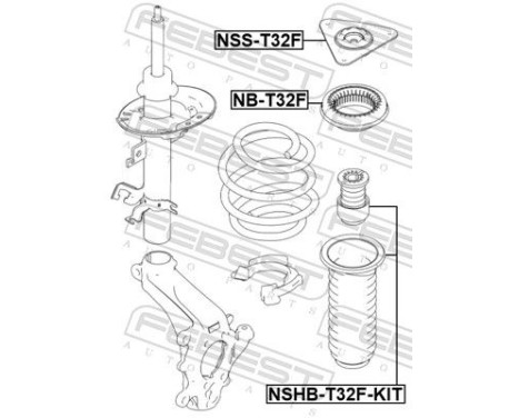 Rolling Bearing, suspension strut support mount, Image 2