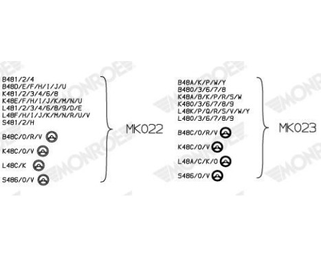 Top Strut Mount Mount KIT MK023 Monroe, Image 8