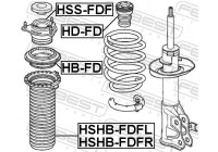 Anti-Friction Bearing, suspension strut support mounting
